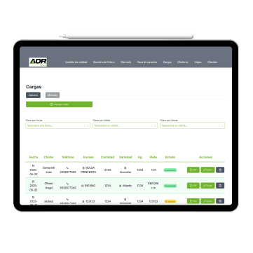 ADR Agrícola - Sistema de gestión