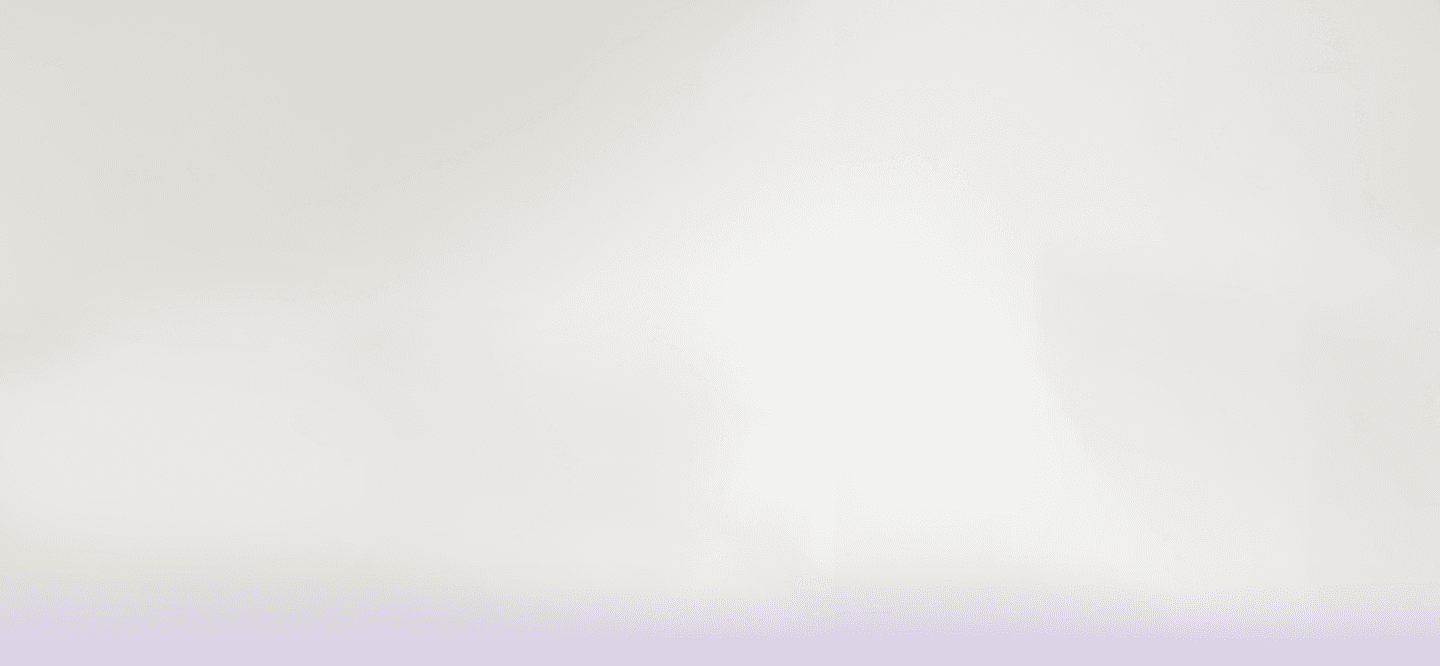 Purple gradient background with curved bottom